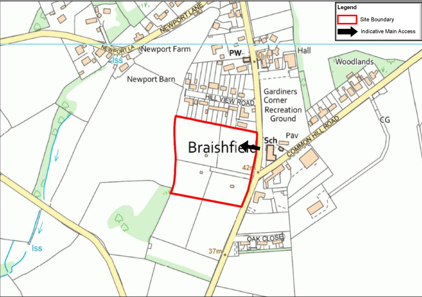 Land West of Braishfield Road