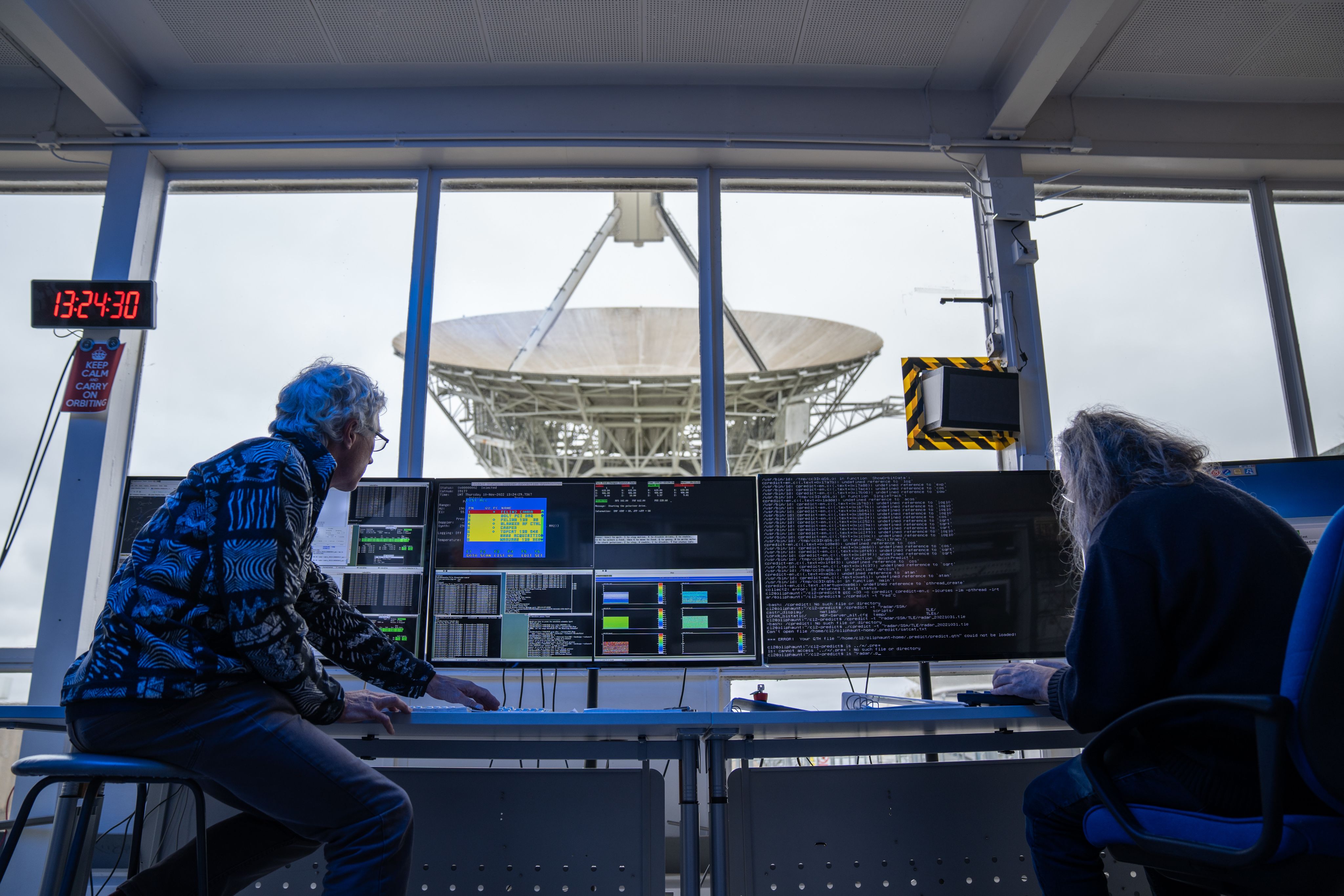 Chilbolton Observatory control room (Credit: National Centre for Atmospheric Science)