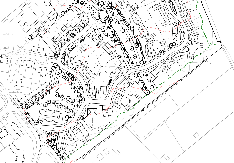 Parish Council raises new objection to 75-home plan