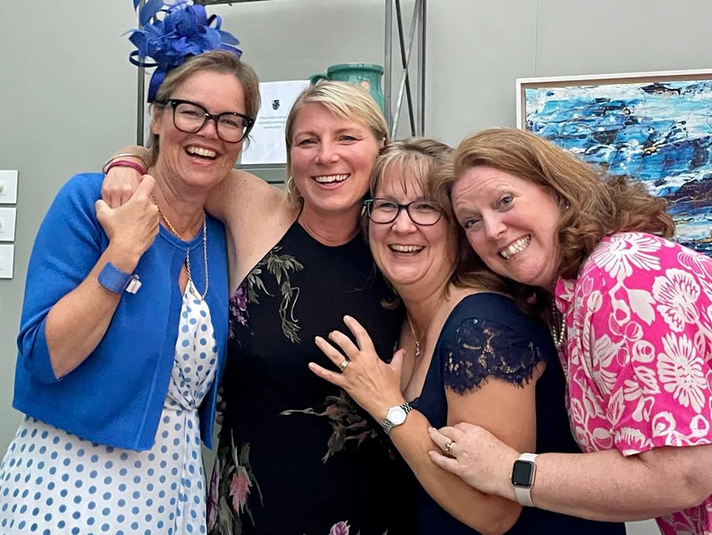 Emma Way, Julia Booth, Denise and Debra Armstrong