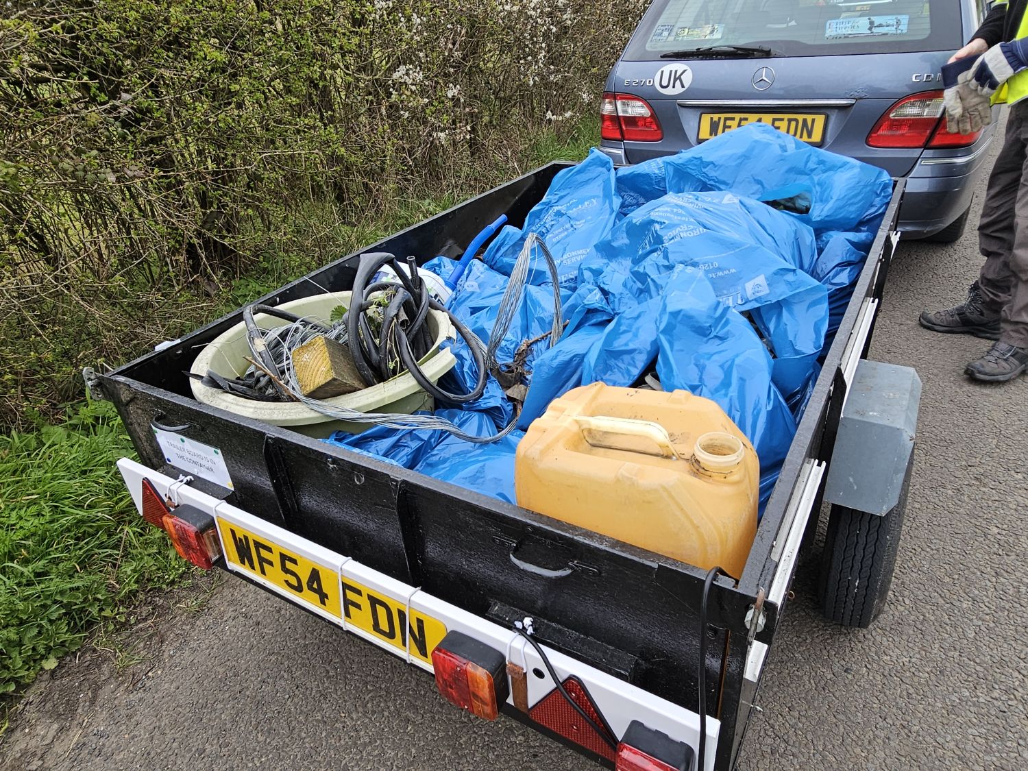 The result of a morning’s work