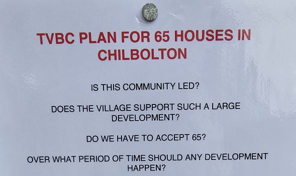 Flyers urge residents to attend Local Plan meeting