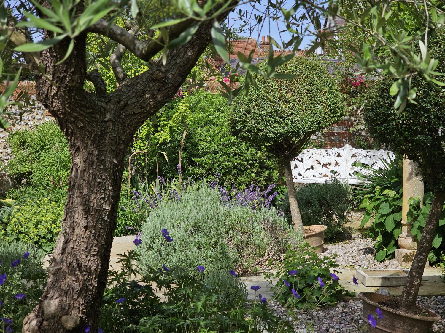 Bannuts Farm: courtyard garden