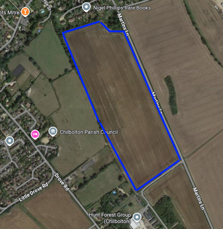 The ‘Paddock Field Site’ (Credit: Google Maps)