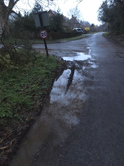 Corner of Little Drove Road (Credit: Stop Chilbolton Overdevelopment)